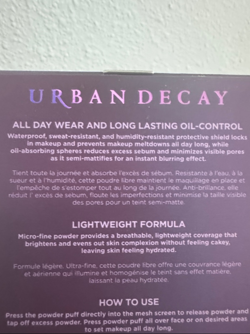 Urban Decay All Nighter Loose Setting Powder - NWT - Picture 8 of 13